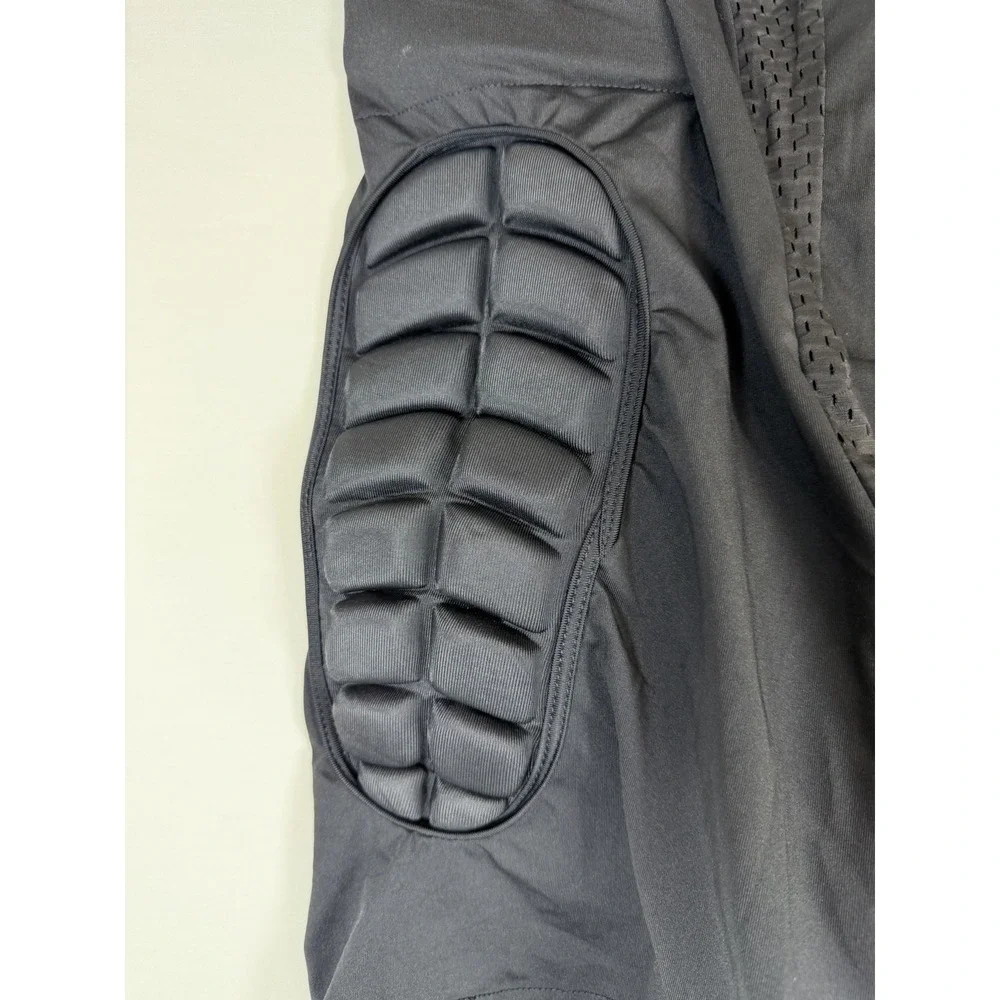 Padded Football Girdle Shorts Mens XXL Black Compression Hip Thigh Tailbone